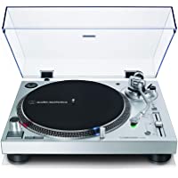 Audio-Technica AT-LP120X- Giradiscos de Tracción Directa (Analógico y USB)- Plata